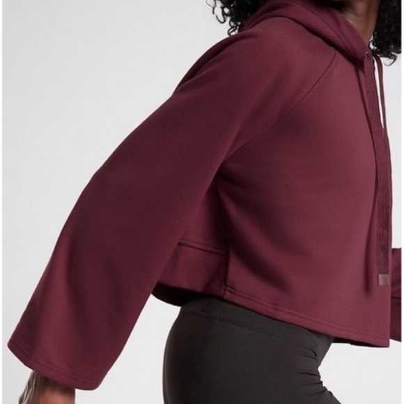 Athleta Oversized Crop Hoodie - Picture 4 of 7